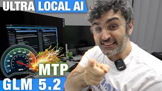 How much FASTER is GLM 5.2 with MTP | Local AI TEST