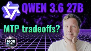 How much difference does MTP make? Qwen 3.6 27B tested - 16GB Local LLM setup