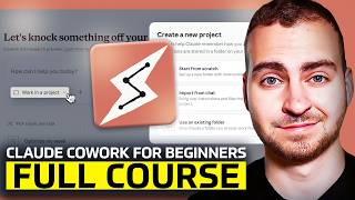 Tech With Tim Claude Cowork Tutorial Thumbnail